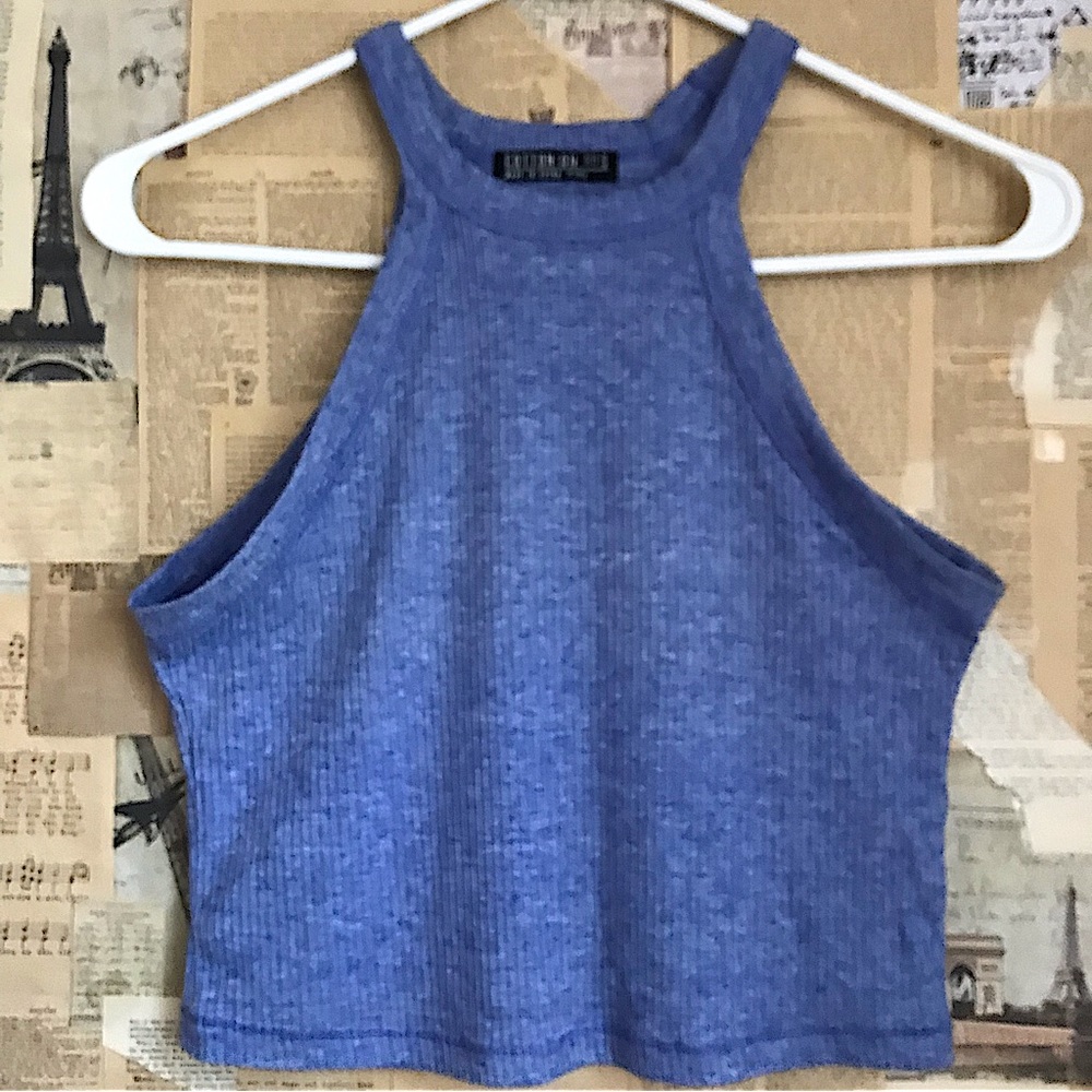 Cotton On High Neck Cropped Tank